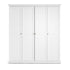 Paris Wardrobe with 4 Doors in White